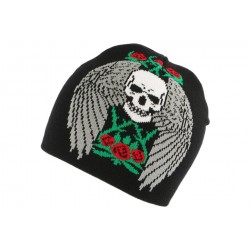 Bonnet Biker Noir avec Aigle BONNETS Nyls Création