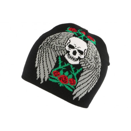 Bonnet Biker Noir avec Aigle BONNETS Nyls Création