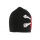 Bonnet Biker Noir Pirate BONNETS Nyls Création