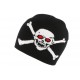 Bonnet Biker Noir Pirate Yeux Rouges BONNETS Nyls Création