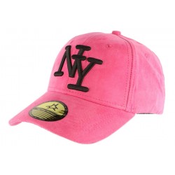 Casquette baseball Rose façon daim ANCIENNES COLLECTIONS divers