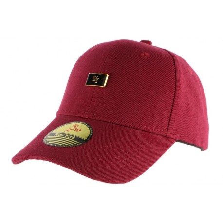 Casquette Baseball Rouge bordeaux streetwear CASQUETTES Hip Hop Honour