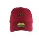 Casquette Baseball Rouge bordeaux streetwear CASQUETTES Hip Hop Honour