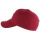 Casquette Baseball Rouge bordeaux streetwear CASQUETTES Hip Hop Honour