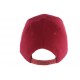 Casquette Baseball Rouge bordeaux streetwear CASQUETTES Hip Hop Honour