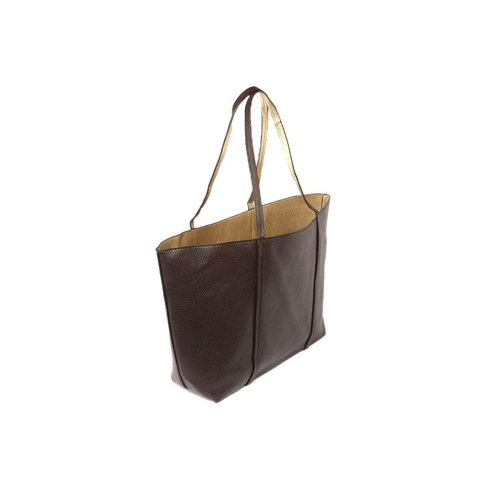 Cabas DoréA Réversible Épaule Livré En Main Porté 48h Marron Sac TKcF1lJ