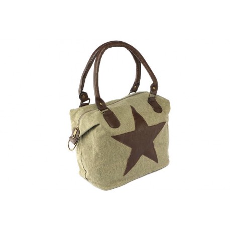 Sac Bandoulière Vert en Toile Star ANCIENNES COLLECTIONS divers