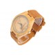 Montre en Bois tête de Cerf Marron Hunt Montre GG Luxe