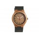 Montre en bois marron foncé Woodie Montre GG Luxe