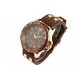 Montre Bracelet Silicone Marron Lark ANCIENNES COLLECTIONS divers