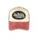 Casquette Von Dutch Rouge et Grise Jack CASQUETTES VON DUTCH