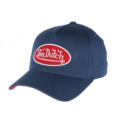 Casquette Von Dutch Marine et Rouge Aaron ANCIENNES COLLECTIONS divers