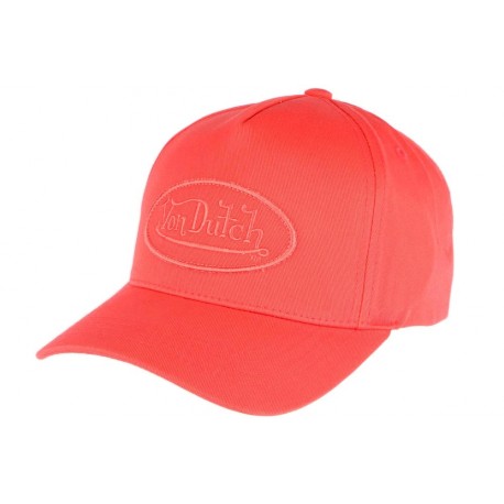 Casquette Von Dutch Corail Uni RB ANCIENNES COLLECTIONS divers