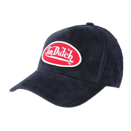 Casquette Von Dutch Marine en Velours Peter ANCIENNES COLLECTIONS divers