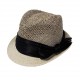 Chapeau Mariage Lany Naturel et Noir Céline Robert ANCIENNES COLLECTIONS divers