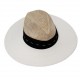 Chapeau Mariage Naturel et Blanc Javare par Céline Robert ANCIENNES COLLECTIONS divers