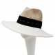 Chapeau Mariage Naturel et Blanc Javare par Céline Robert ANCIENNES COLLECTIONS divers