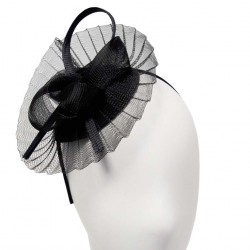 Chapeau Mariage Picpus Noir par Céline Robert ANCIENNES COLLECTIONS divers