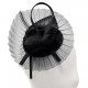 Chapeau Mariage Picpus Noir par Céline Robert ANCIENNES COLLECTIONS divers