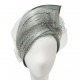 Chapeau Mariage Gris Diosane par Céline Robert ANCIENNES COLLECTIONS divers