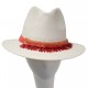 Chapeau mariage Naturel et Corail Tansey par Céline Robert ANCIENNES COLLECTIONS divers