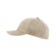 Casquette Baseball cuir Marron Taupe Herman ANCIENNES COLLECTIONS divers