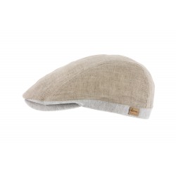 Casquette en lin beige et gris Herman ANCIENNES COLLECTIONS divers