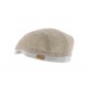 Casquette en lin beige et gris Herman ANCIENNES COLLECTIONS divers