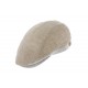 Casquette en lin beige et gris Herman ANCIENNES COLLECTIONS divers