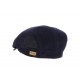 Casquette cuir bleu marine Star Herman ANCIENNES COLLECTIONS divers