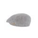 Casquette bec de canard grise en lin Herman ANCIENNES COLLECTIONS divers