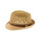 Petit chapeau paille beige ajouré Don Hole ANCIENNES COLLECTIONS divers