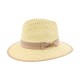 Grand chapeau paille beige et marron Cordy ANCIENNES COLLECTIONS divers