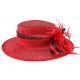 Chapeau mariage rouge à pois noir Claridge ANCIENNES COLLECTIONS divers