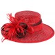 Chapeau mariage rouge à pois noir Claridge ANCIENNES COLLECTIONS divers