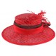 Chapeau mariage rouge à pois noir Claridge ANCIENNES COLLECTIONS divers