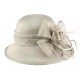 Chapeau Mariage Gris en paille sisal Thing ANCIENNES COLLECTIONS divers