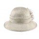 Chapeau Mariage Gris en paille sisal Thing ANCIENNES COLLECTIONS divers