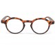 Lunettes de lecture rondes marron Kleyn Lunettes Loupes New Time