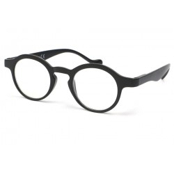 Lunettes de lecture rondes noir Kleyn Lunettes Loupes New Time