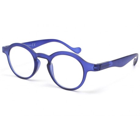 Lunettes de lecture rondes bleu Kleyn Lunettes Loupes New Time