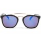 Lunettes de soleil noir verres bleu Pravka LUNETTES SOLEIL Eye Wear