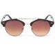 Lunettes de soleil retro marron et noir Moky ANCIENNES COLLECTIONS divers