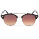 Lunettes de soleil retro marron et noir Moky ANCIENNES COLLECTIONS divers