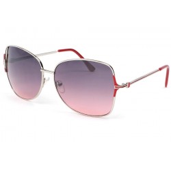 Lunettes de soleil femme grise et rouge Babe LUNETTES SOLEIL Eye Wear