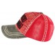 Casquette Von Dutch Rouge velours Niles CASQUETTES VON DUTCH