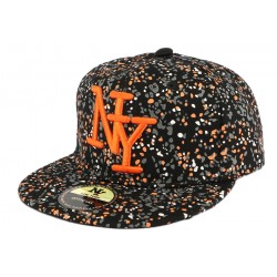 Casquette enfant Club noire et Orange de 7 à 11 ans ANCIENNES COLLECTIONS divers