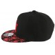 Casquette Enfant Paisley Noire et Rouge de 7 à 11 Ans ANCIENNES COLLECTIONS divers