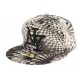 Casquette Enfant Racing blanche et Grise de 7 à 11 ans Casquette Enfant Hip Hop Honour