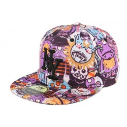 Casquette Enfant Manga Violet Orange de 7 à 11 ans ANCIENNES COLLECTIONS divers